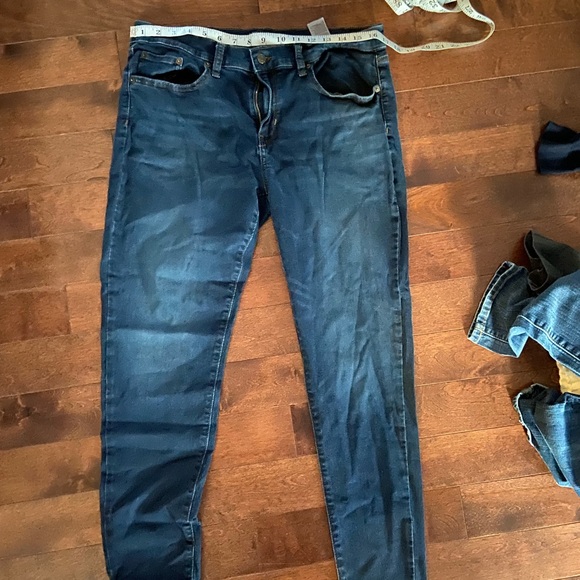 Dark Blue Denim Jeans - Picture 2 of 3
